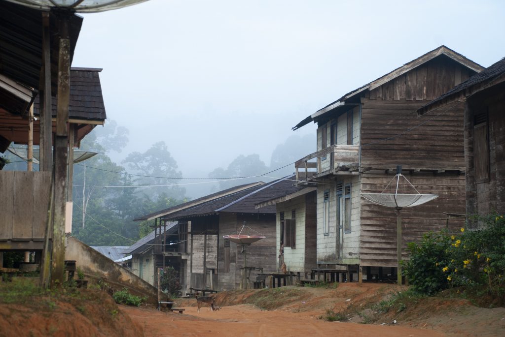 Suasana permukiman di Dusun Dayak
Foto oleh Pujo Semedi